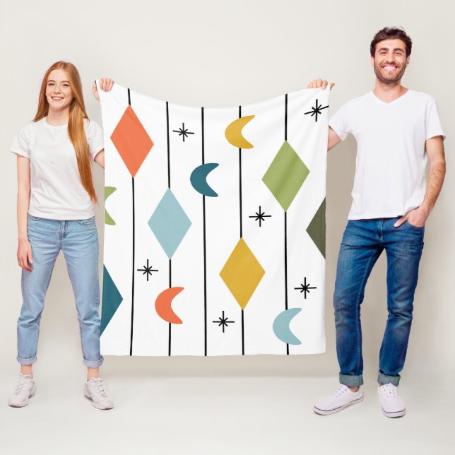 Diamond Måne Fleecefilt (På plats)