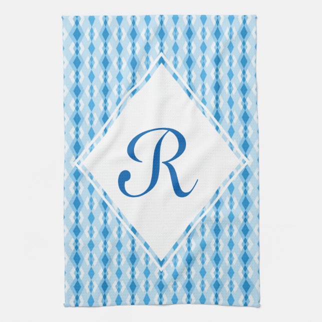 Diamond Monogram Kökshandduk (Vertikal)