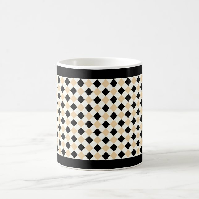 Diamond Mönster #1-2 Kaffemugg (Center)