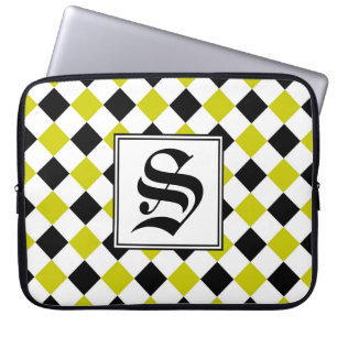 Diamond Mönster #1 Monogrammad Laptop Fodral