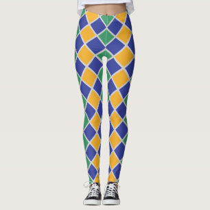 Diamond Mönster #82 Leggings
