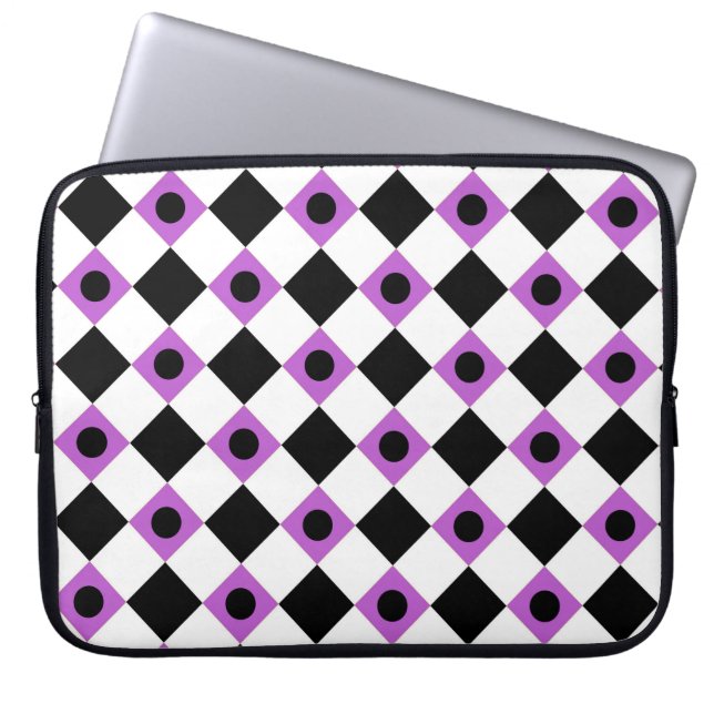 Diamond Mönster #94 Laptop Fodral (Framsidan)