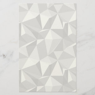 Diamond Mönster - Abstrakt Polygon Brevpapper