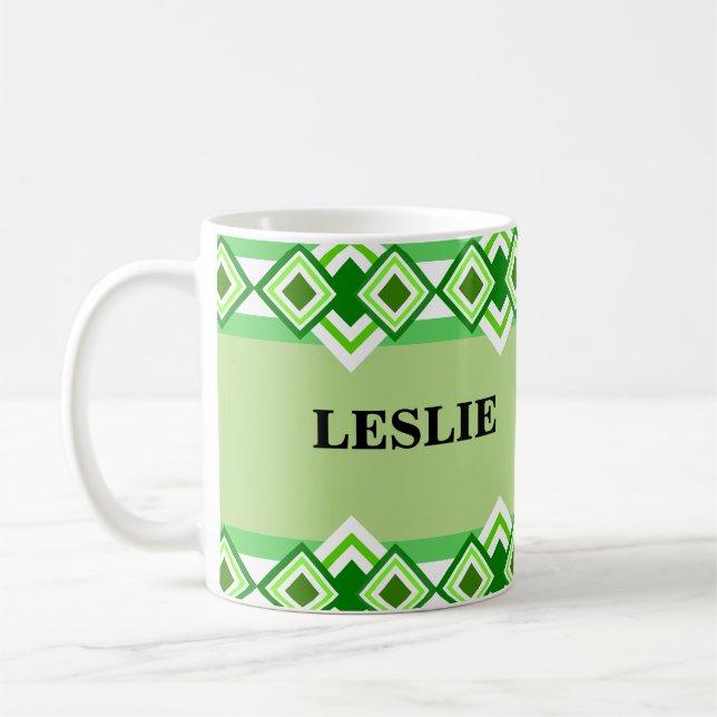 Diamond Mönster Kaffe koppar (Vänster)