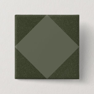 Diamond Mönster Moss Grönt Pin Button Knapp