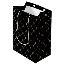 Diamond Mönster på Black Gift Bag