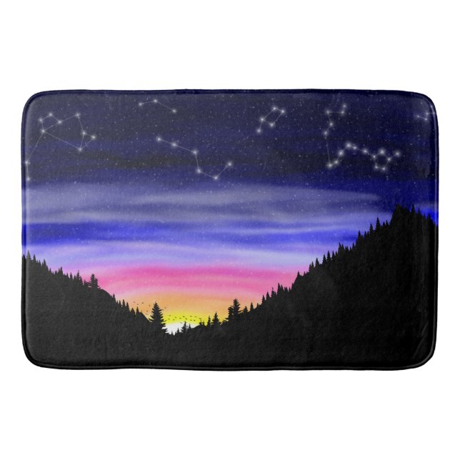 Diamond Night Bath Mat Badrumsmatta (Framsidan)