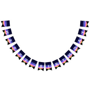 Diamond Night Bunting Flaggor