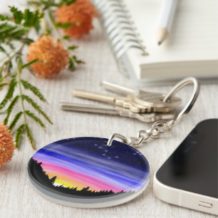 Diamond Night Keychain