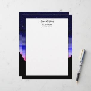 Diamond Night Letterhead Brevhuvud