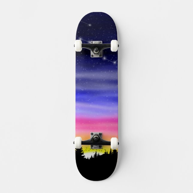 Diamond Night Skateboard (Framsida)