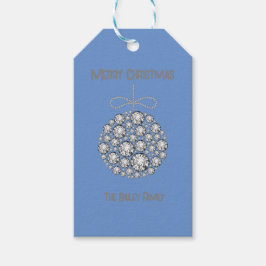Diamond Ornament Gift-Märkre Presentetikett