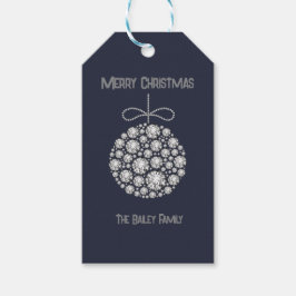 Diamond Ornament Presentetikett