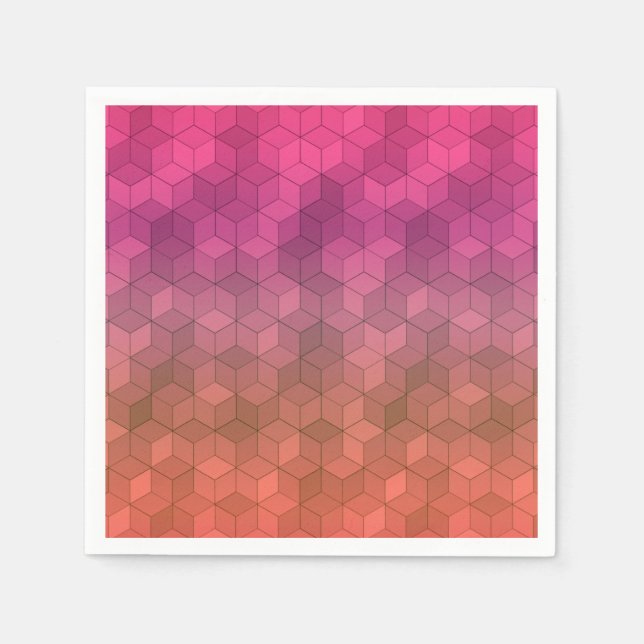 Diamond pattern pappersservett (Framsidan)