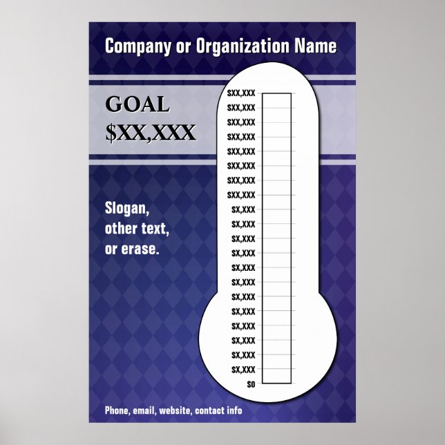 Diamond Patterned Goal Poster (Framsidan)