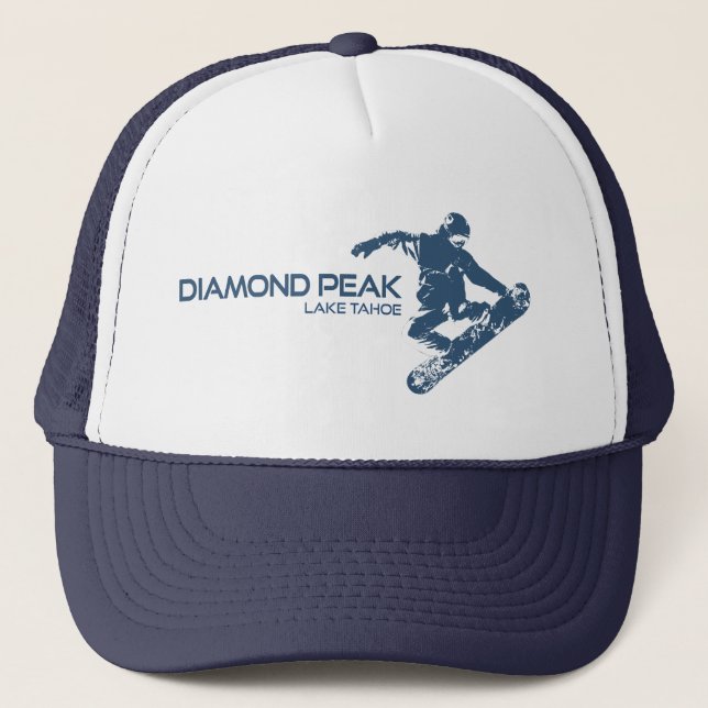 Diamond Peak Lake Tahoe Snowboardåkare Keps (Framsida)