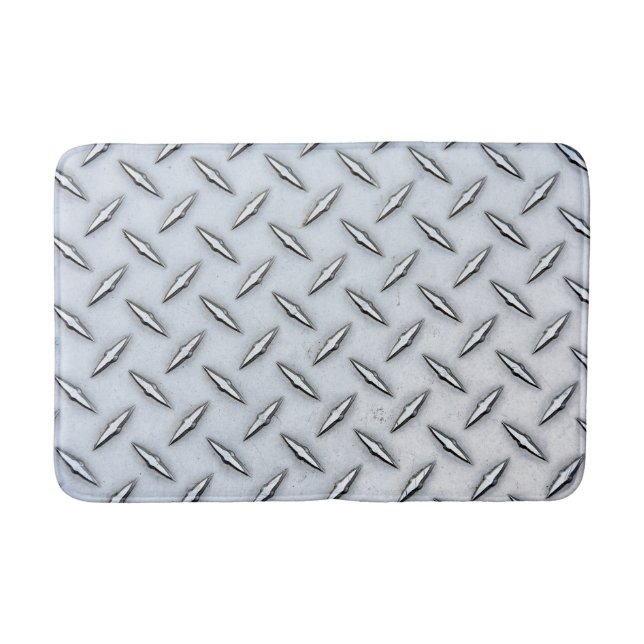 Diamond Plate Steel Badrumsmatta (Framsidan)