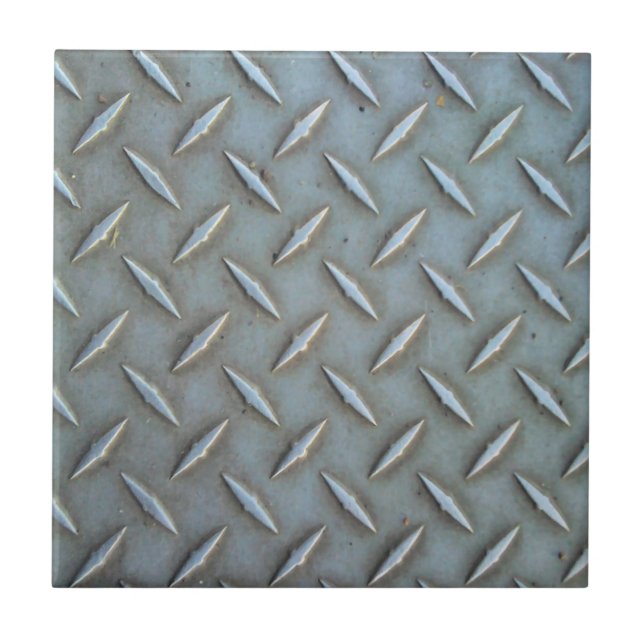 Diamond Plate Steel Kakelplatta (Framsidan)