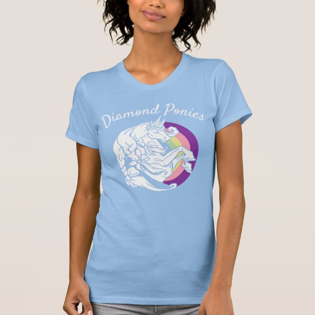 Diamond Ponies Dam Tee (Framsida)