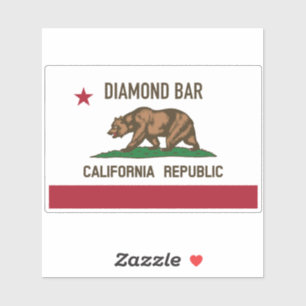 Diamond Pub Kalifornien Klistermärken