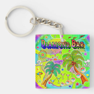 Diamond Pub Mind Focus Keychain