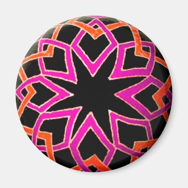 Diamond Pysanka Magnet (Framsidan)