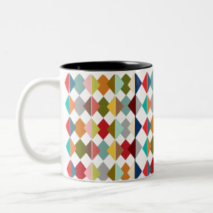 Diamond Quilt Två-Tonad Mugg