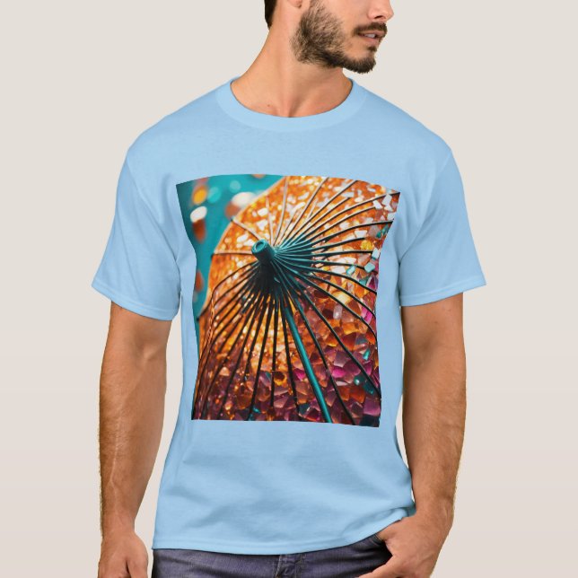 "Diamond Radiance Umbrella Tee" T Shirt (Framsida)