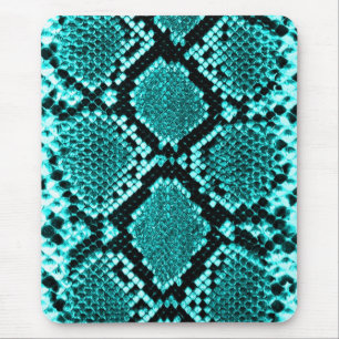 Diamond Rattlesnake Snake Skin aqua Musmatta