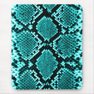 Diamond Rattlesnake Snake Skin aqua Musmatta