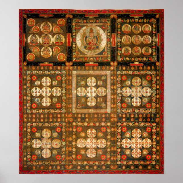 Diamond Realm Mandala Poster (Framsidan)