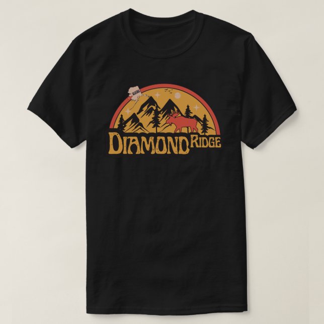 Diamond Ridge, Alaska-tröja T Shirt (Design framsida)