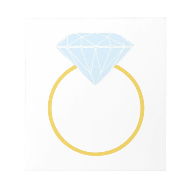 Diamond Ring Anteckningsblock (Framsida)