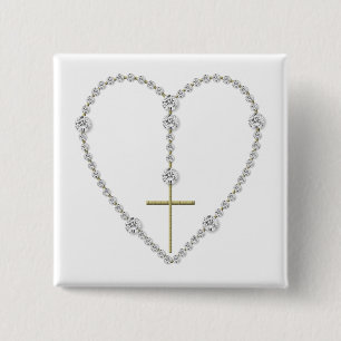 Diamond Rosary - Hail Mary Fullt of Grace Knapp