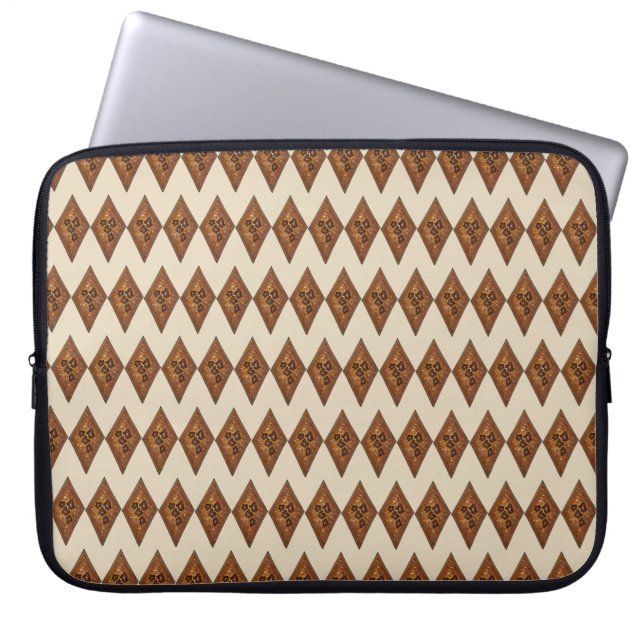 Diamond Sand Tart jul Sugar Cookie Helgdag Laptop Sleeve (Framsidan)
