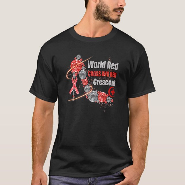 Diamond Shoe World Red Kor och Red Crescent Warr T Shirt (Framsida)