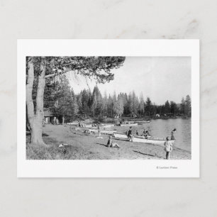 Diamond Sjö, Oregon Beach Swimmers Fotograph Vykort