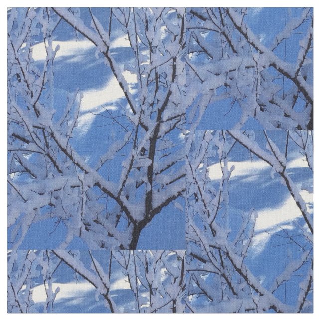 Diamond Snö Tyg (Närbild)