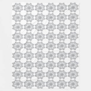 Diamond Snöflingor Fleece Blanket