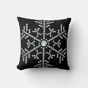Diamond Snowflake Dekorativ kudde
