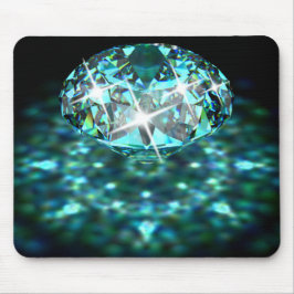 Diamond sparkly gemstone elegant tesvart musmatta