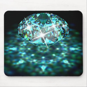 Diamond sparkly gemstone elegant tesvart musmatta