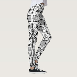 Diamond Star Loops Womens Anpassningsbar Leggings