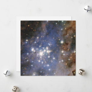Diamond Stars i Carina Nebula Hubble Space Julkort