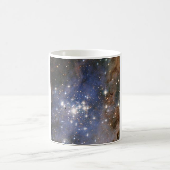 Diamond Stars i Carina Nebula Hubble Space Kaffemugg (Center)