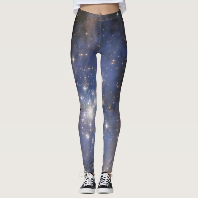 Diamond Stars i Carina Nebula Hubble Space Leggings (Framsida)