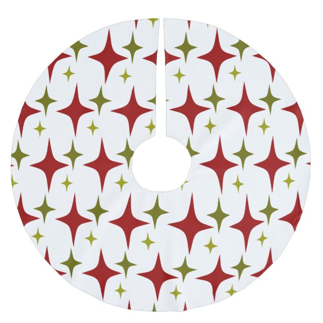 Diamond Stars Julgransmatta Borstad Polyester (Framsidan)