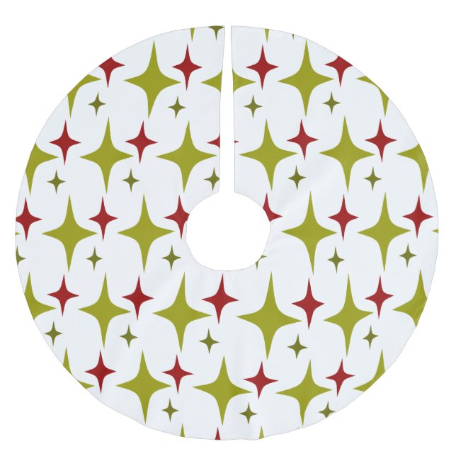 Diamond Stars Julgransmatta Borstad Polyester (Framsidan)