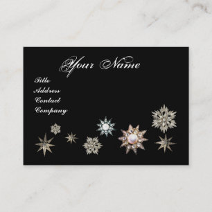 DIAMOND STARS MONOGRAM VISITKORT