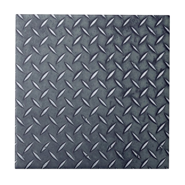 Diamond Steel Plate Kakelplatta (Framsidan)